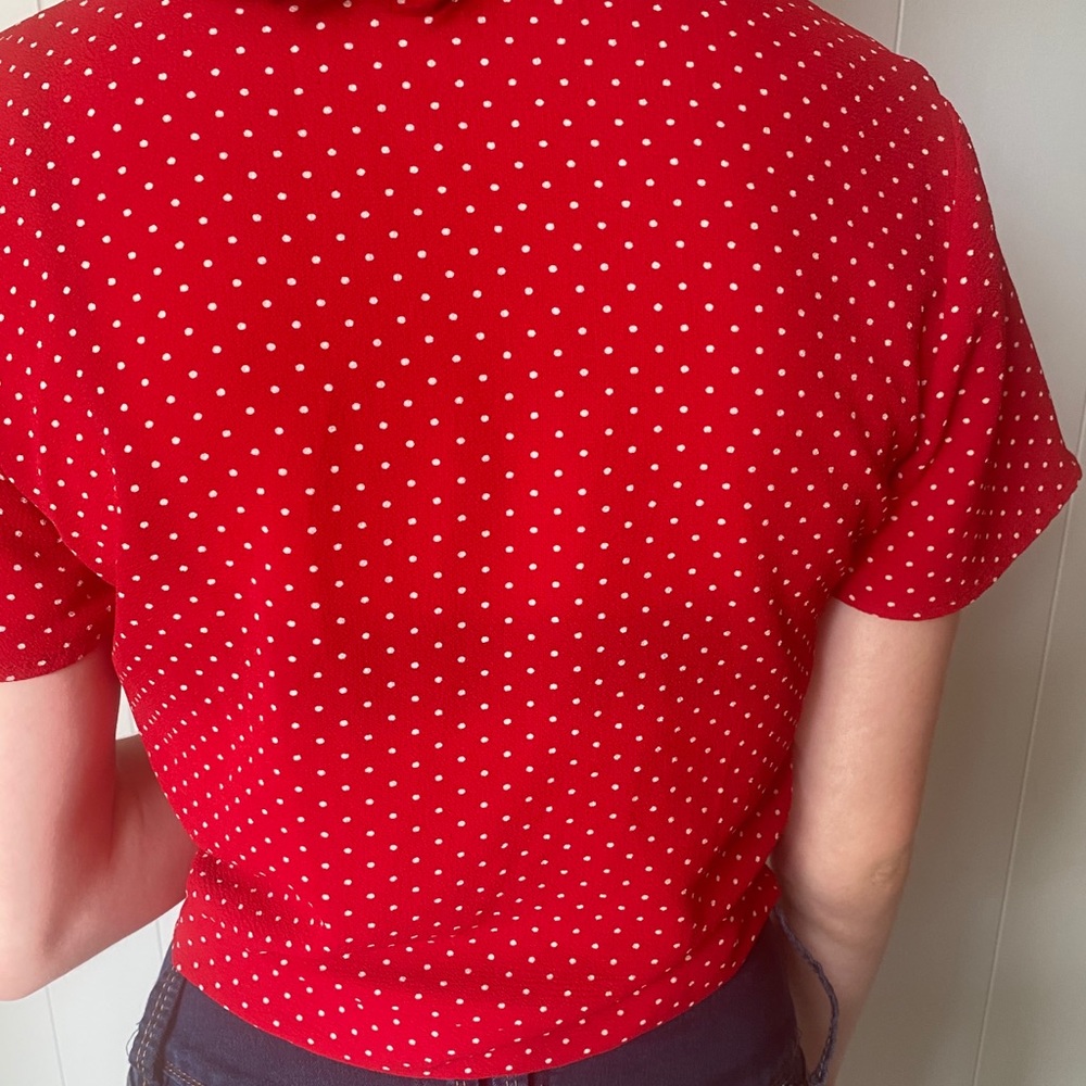 Red dotted top - Picture 2 of 3